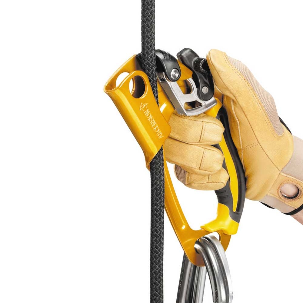 Petzl Ascension Rechts Yellow B17ARA stijgen, dalen en katrollen online bestellen bij Kathmandu Outdoor & Travel