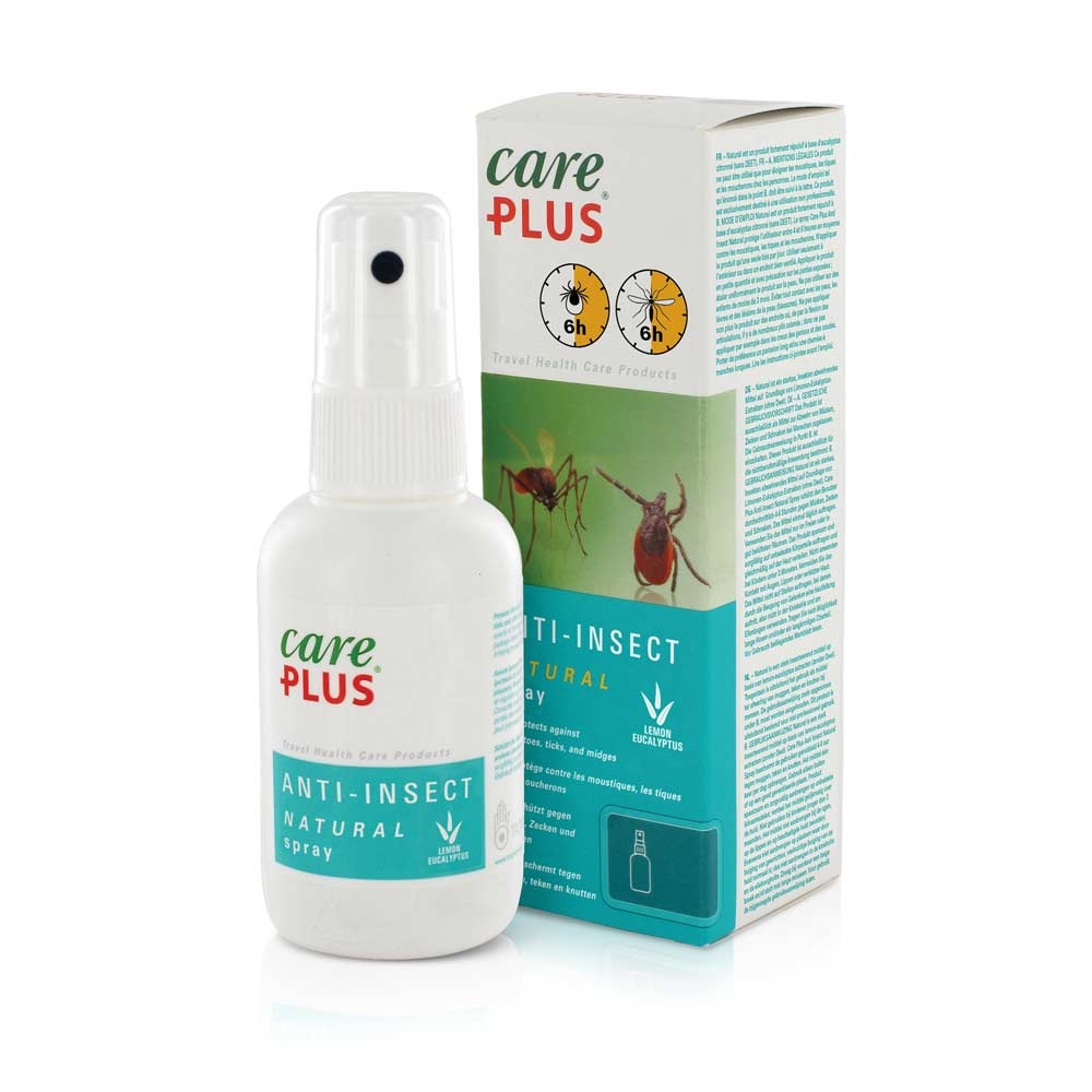 Care Plus Anti-Insect Natural Spray 60ml Ijsblauw 32620 verzorging online bestellen bij Kathmandu Outdoor & Travel