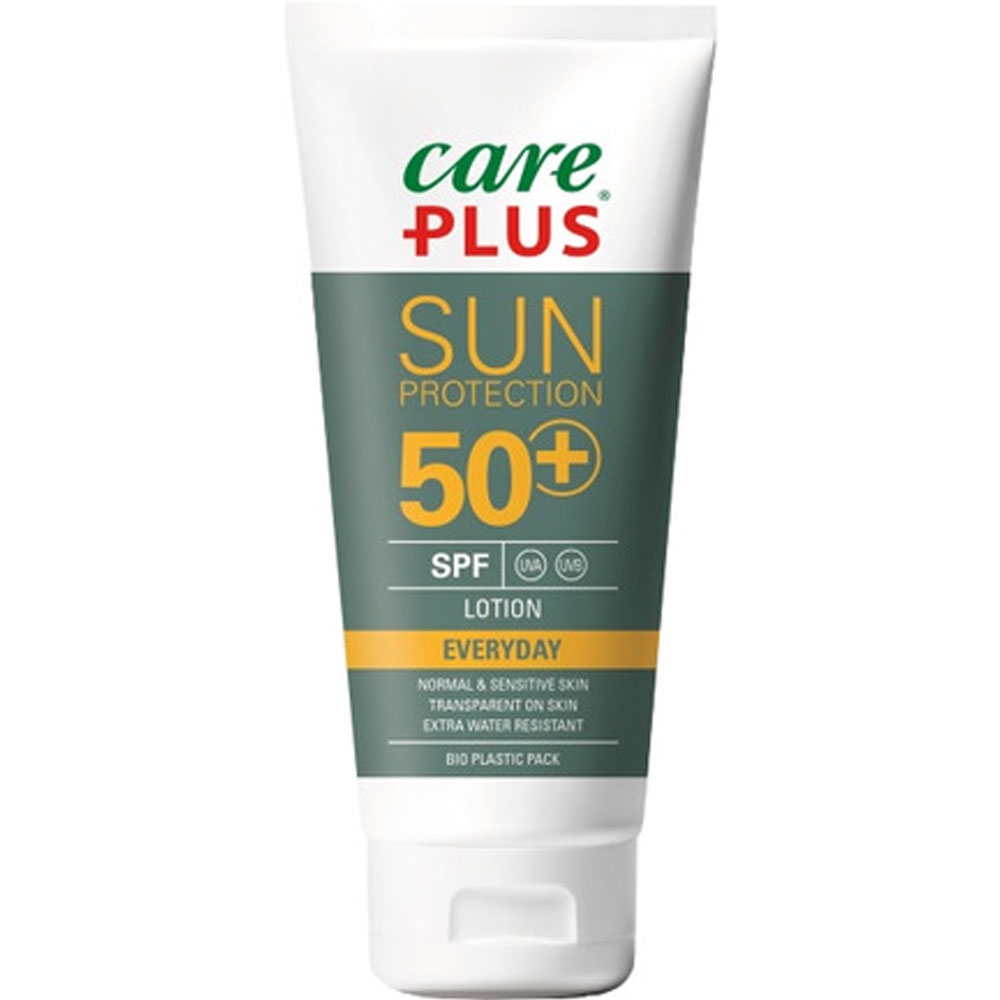 Care Plus Sun Protection Everyday lotion SPF50+100 ml Geel 56001 verzorging online bestellen bij Kathmandu Outdoor & Travel