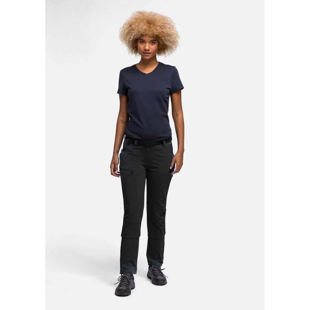 Maier Sports Inara Slim pants Regular women's Black 3000106-900 broeken online bestellen bij Kathmandu Outdoor & Travel