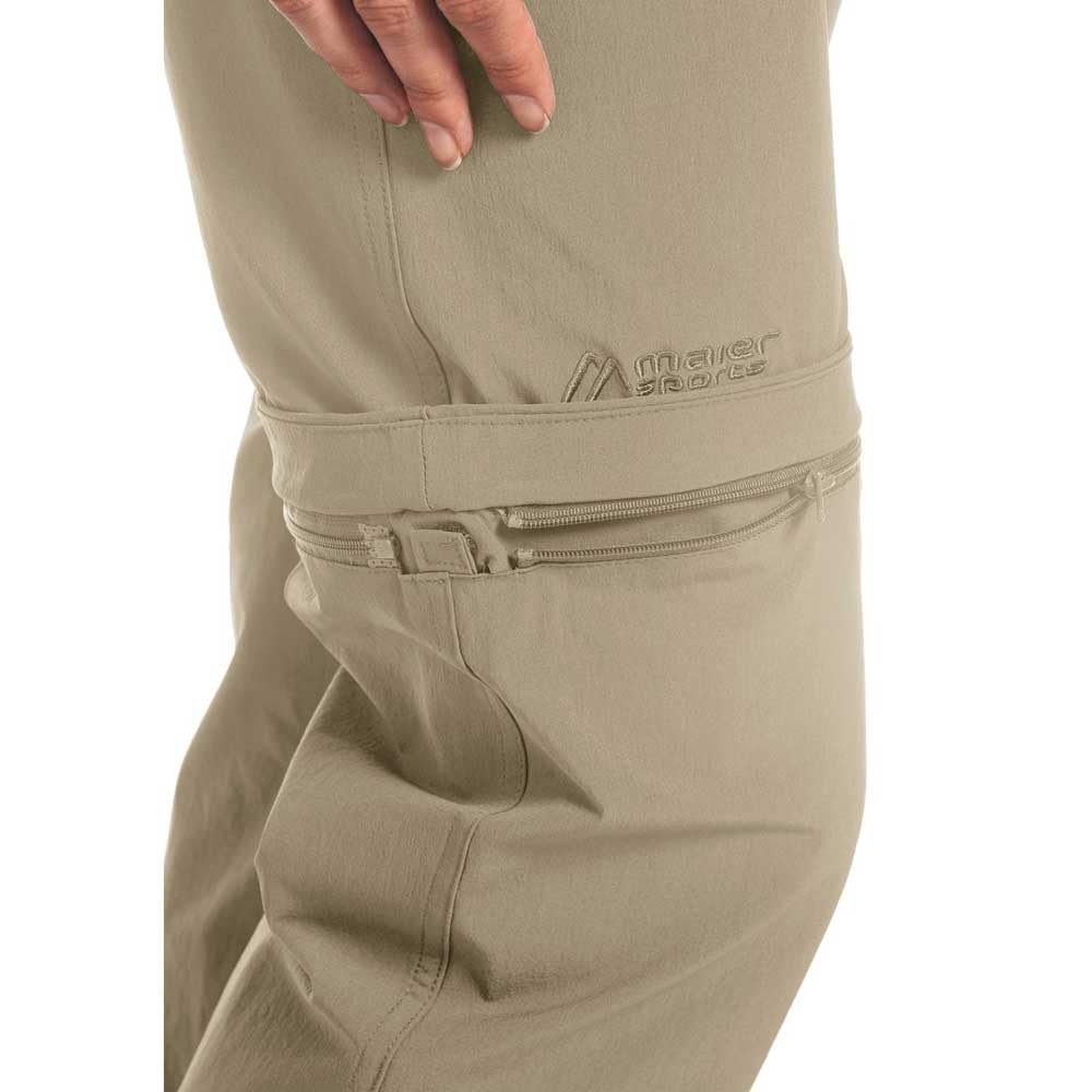 Maier Sports Nata 2 Zip-Off Pants Regular women's Coriander 3000134-778 broeken online bestellen bij Kathmandu Outdoor & Travel