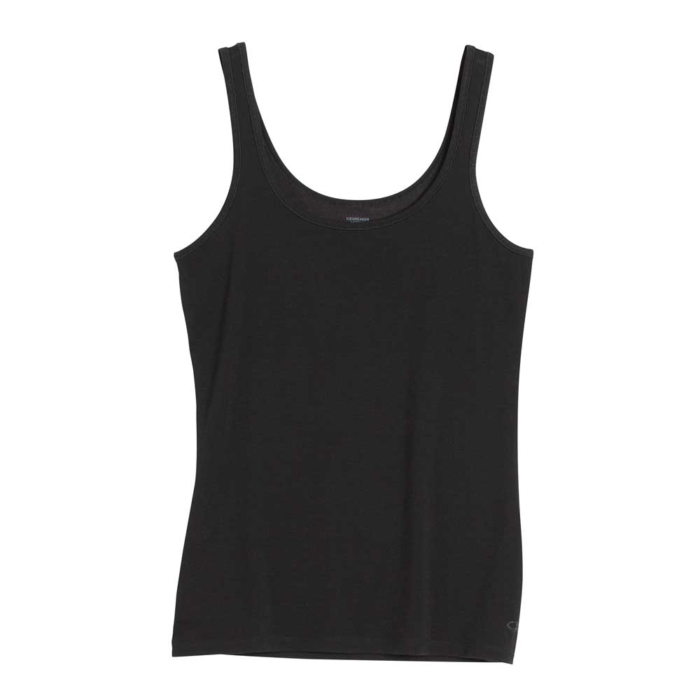 Icebreaker Siren Tank Women's Black IB103213-0011 onderkleding/thermokleding online bestellen bij Kathmandu Outdoor & Travel