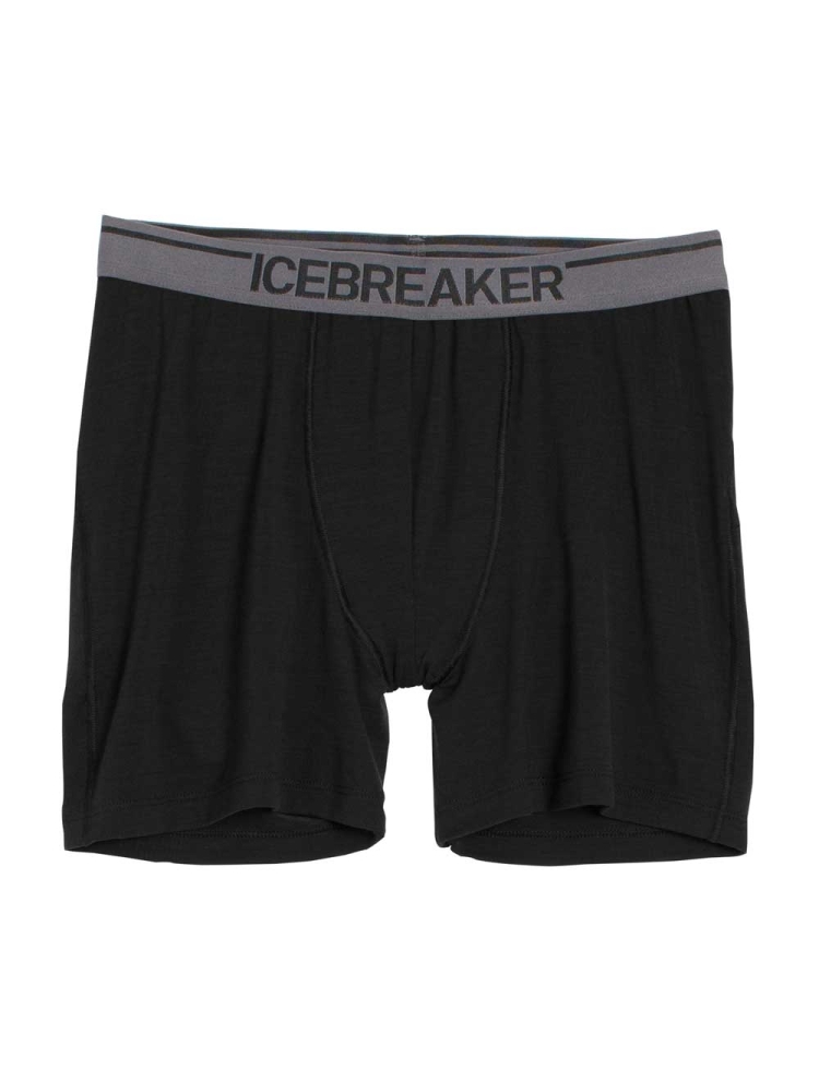 Icebreaker Anatomica Boxers Black 103029-010 onderkleding/thermokleding online bestellen bij Kathmandu Outdoor & Travel