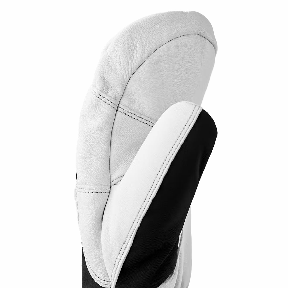 Hestra Army Leather Extreme mitt Black/Off White 35161-100020 kleding accessoires online bestellen bij Kathmandu Outdoor & Travel