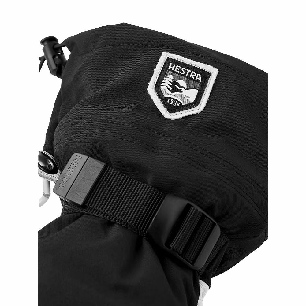 Hestra Army Leather Extreme mitt Black/Off White 35161-100020 kleding accessoires online bestellen bij Kathmandu Outdoor & Travel