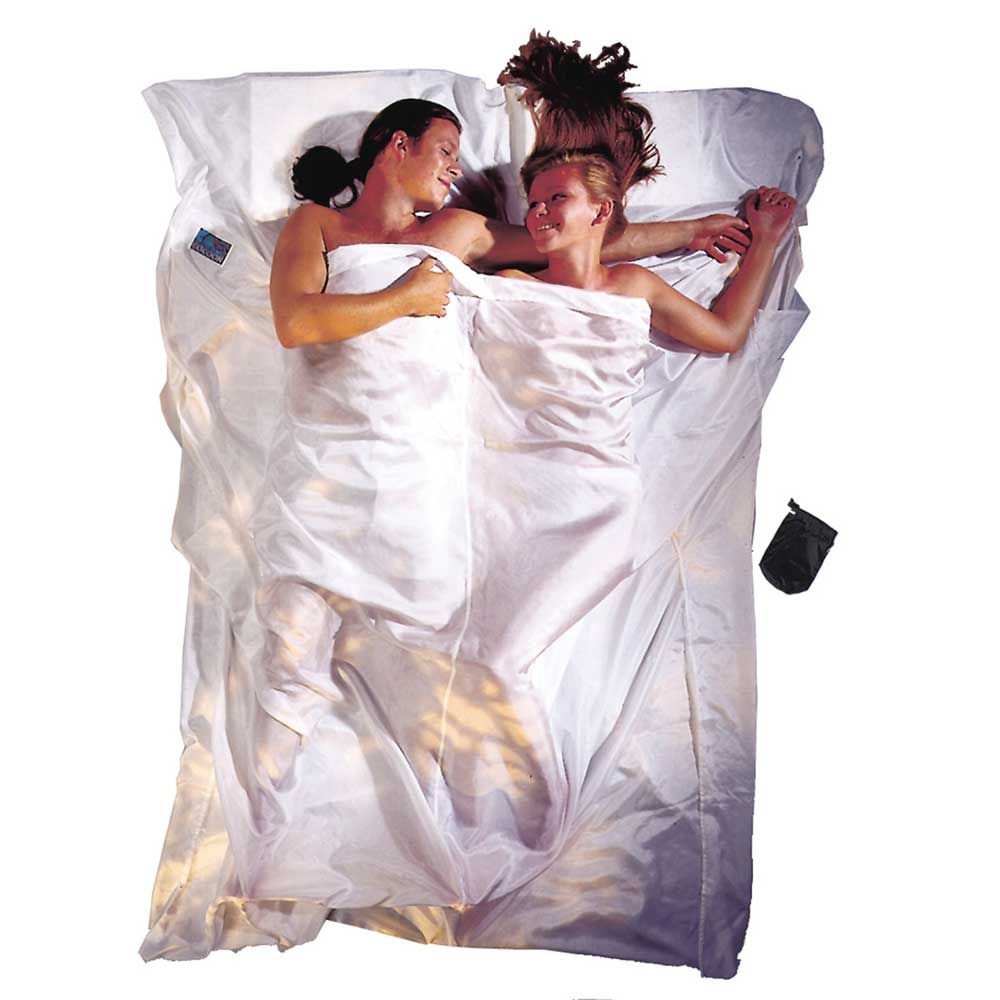 Cocoon TravelSheet Double Silk Natural Silk CSD30 lakenzakken en liners online bestellen bij Kathmandu Outdoor & Travel