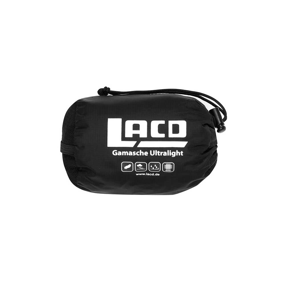 Lacd Gaiter Ultralight Black 1181 wandelstokken en gamaschen online bestellen bij Kathmandu Outdoor & Travel