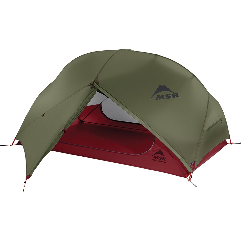 Msr Hubba Hubba NX Green 06204 tenten online bestellen bij Kathmandu Outdoor & Travel