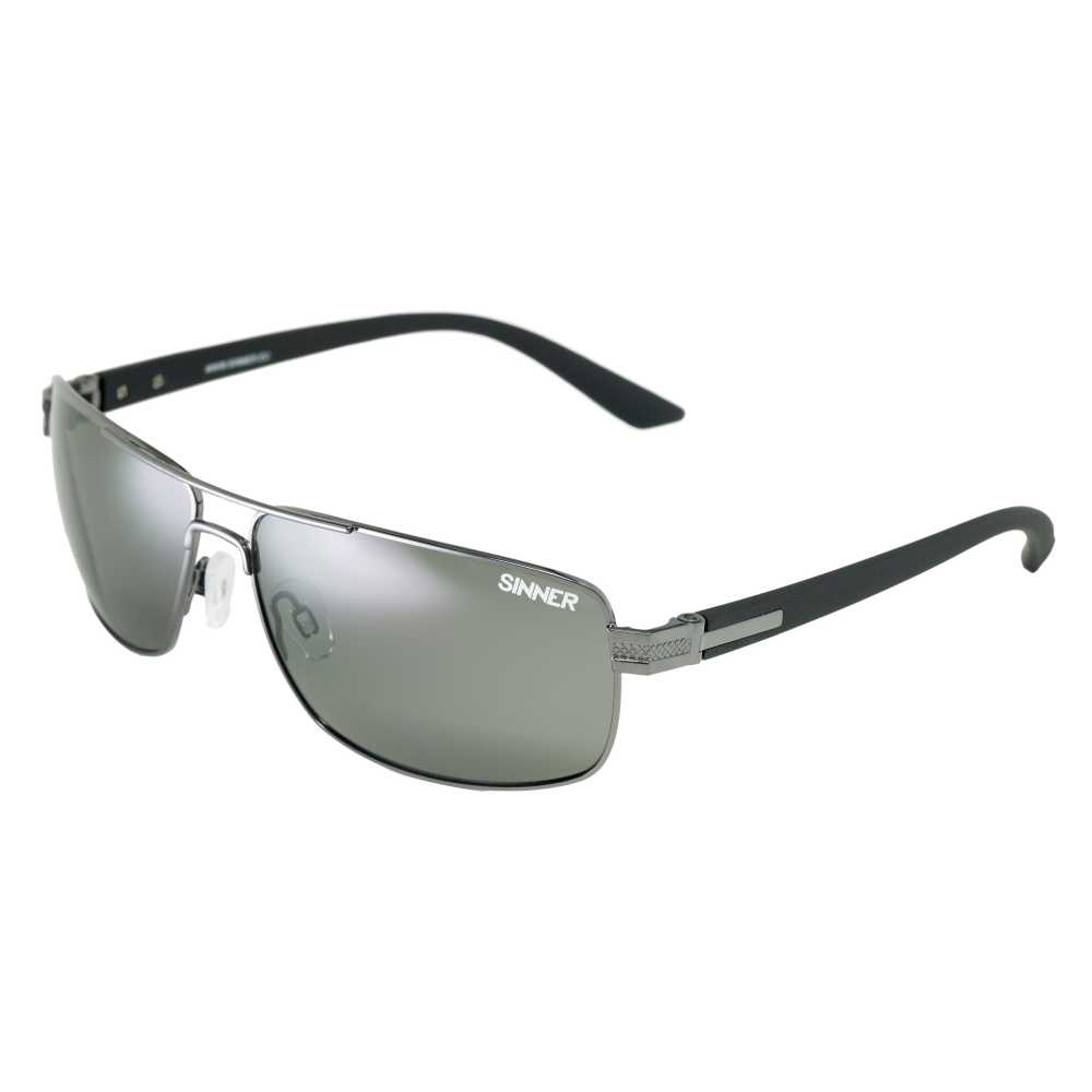 Sinner Durness Shiny Black Metal SISU-721-10-P10 zonnebrillen online bestellen bij Kathmandu Outdoor & Travel