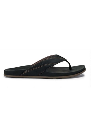 Olukai Pikoi Black/Black 10357-4040 slippers online bestellen bij Kathmandu Outdoor & Travel