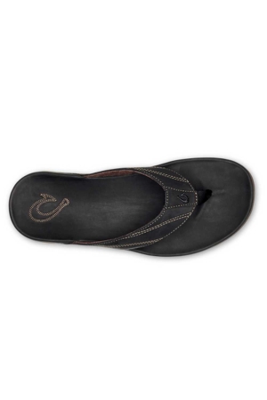 Olukai Pikoi Black/Black 10357-4040 slippers online bestellen bij Kathmandu Outdoor & Travel