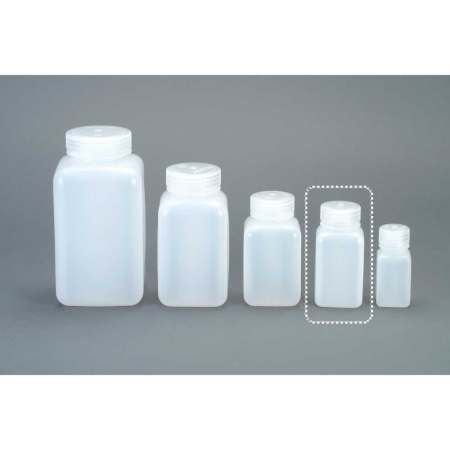 Nalgene  HDPE Square WM Bottle 175ml WHITE