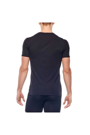 Icebreaker Anatomica Short Sleeve V Black 103661-0011 onderkleding/thermokleding online bestellen bij Kathmandu Outdoor & Travel