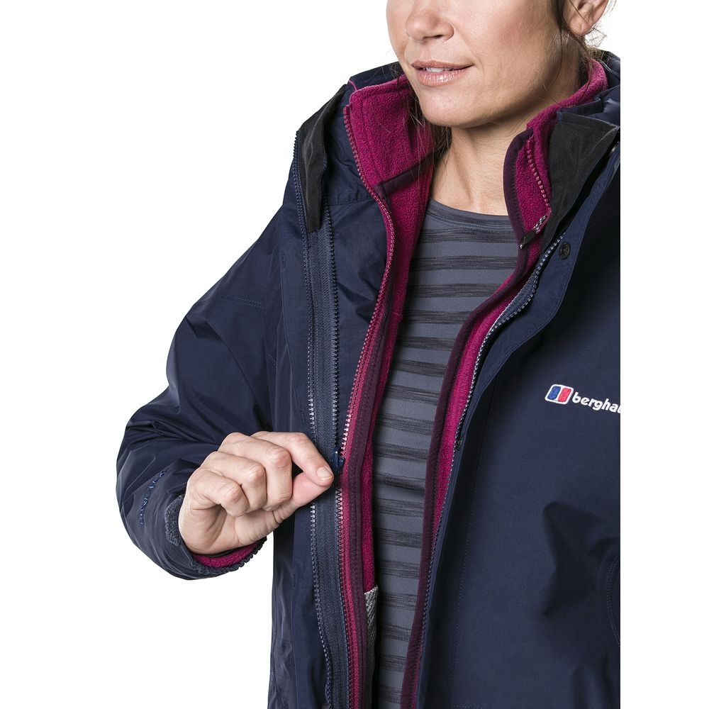 Berghaus Glissade InterActive Jacket Women's Dusk Blue 21037-R14 jassen online bestellen bij Kathmandu Outdoor & Travel