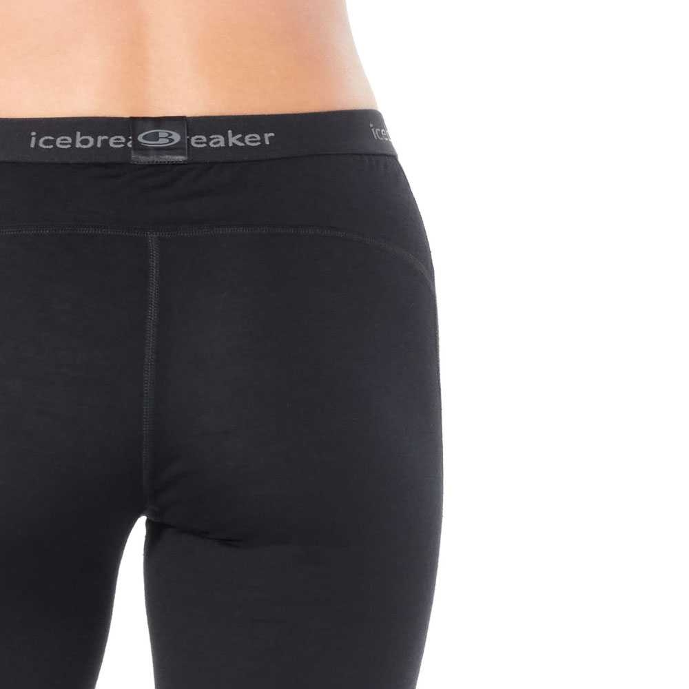 Icebreaker 200 Oasis Leggings Women's Black 104383-0011 onderkleding/thermokleding online bestellen bij Kathmandu Outdoor & Travel