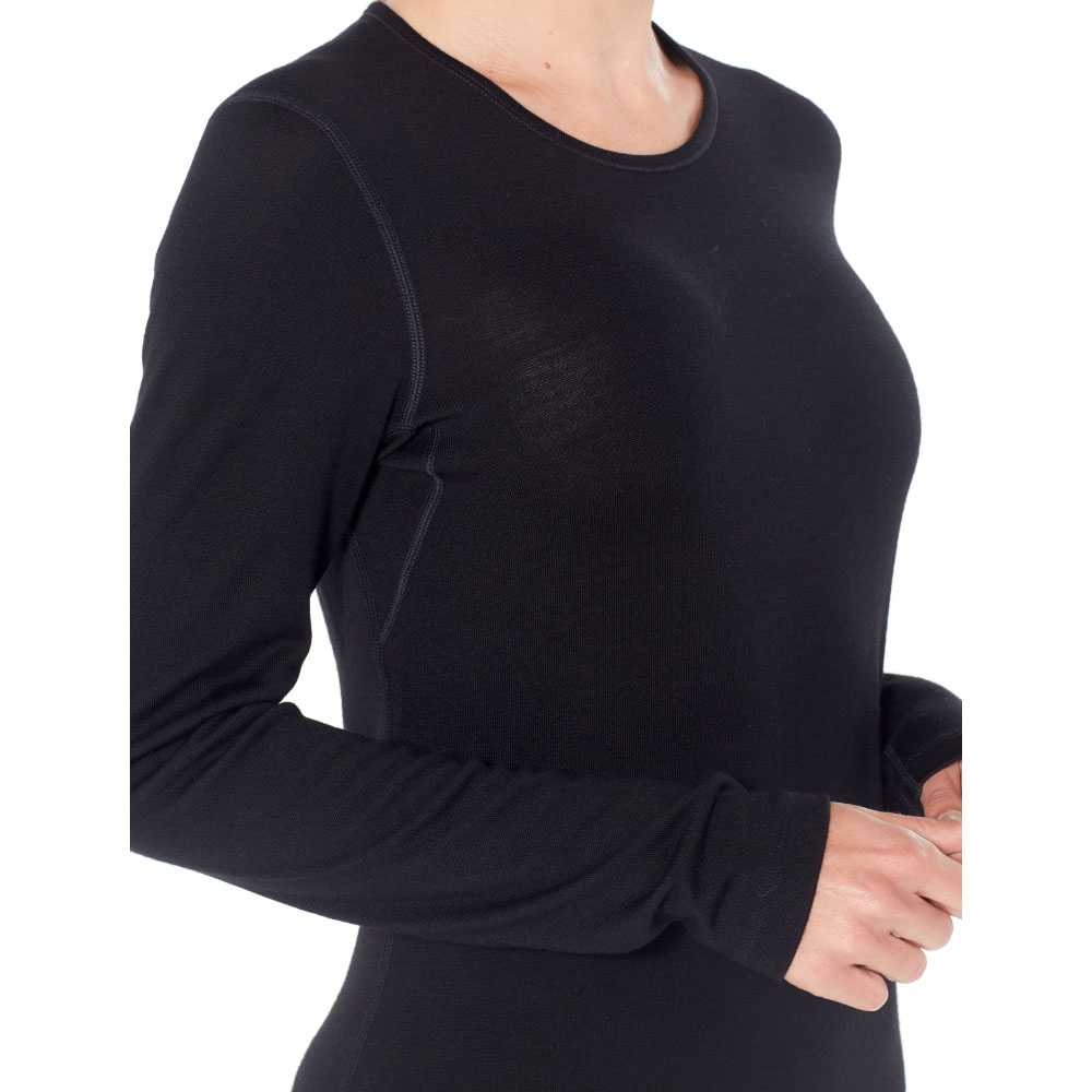 Icebreaker 260 Tech Long Sleeve Crewe Women's Black 104387-0011 onderkleding/thermokleding online bestellen bij Kathmandu Outdoor & Travel