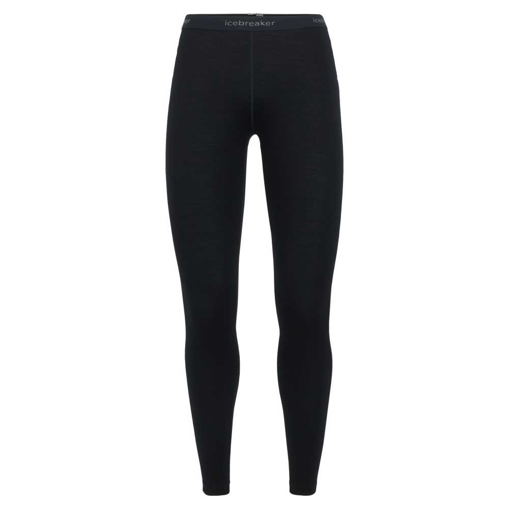 Icebreaker 260 Tech Leggings Women's Black 104392-0011 onderkleding/thermokleding online bestellen bij Kathmandu Outdoor & Travel
