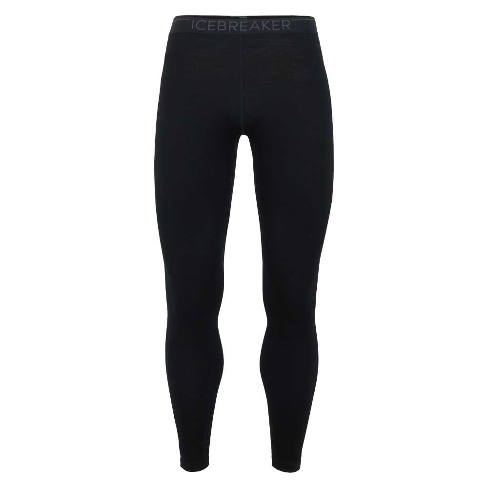 Icebreaker 260 Tech Leggings Black 104373-0011 onderkleding/thermokleding online bestellen bij Kathmandu Outdoor & Travel