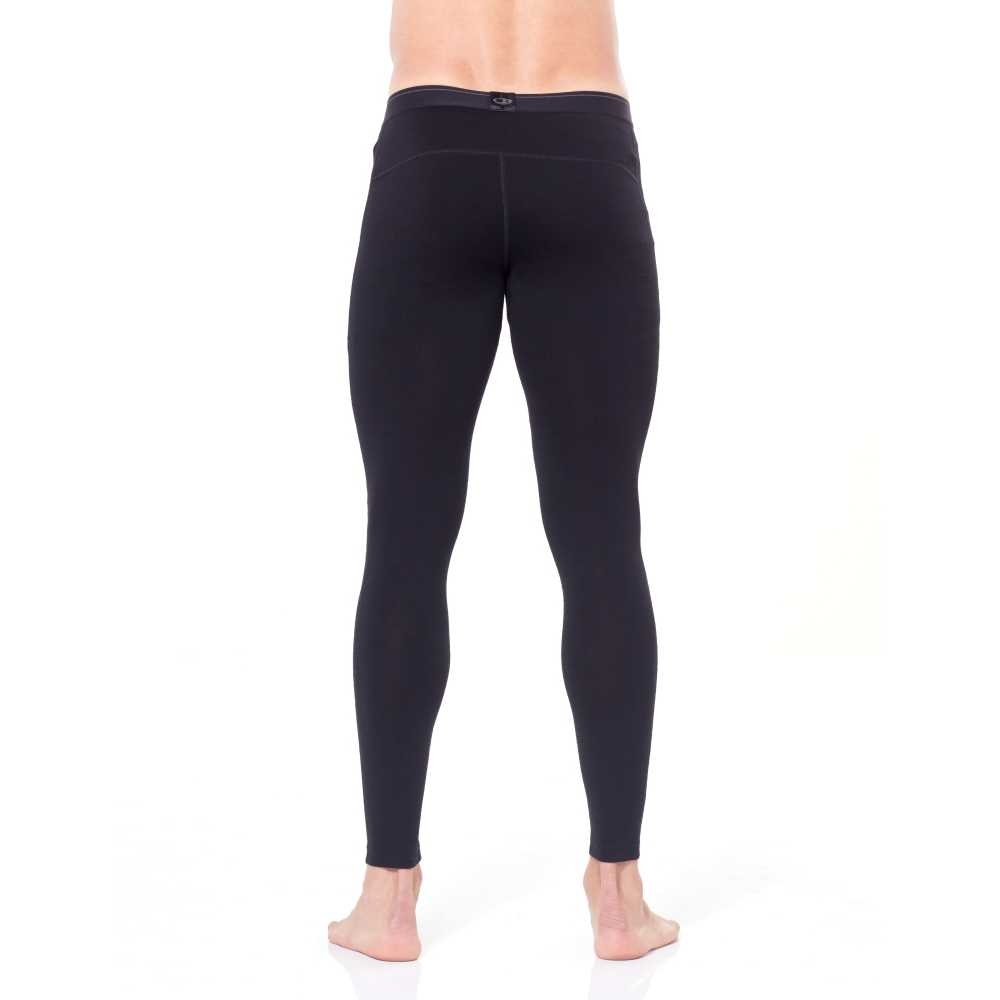 Icebreaker 260 Tech Leggings Black 104373-0011 onderkleding/thermokleding online bestellen bij Kathmandu Outdoor & Travel