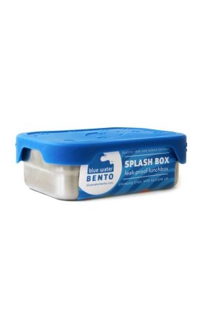 Eco Lunch Box  Blue Water Bento Splash Box  RVS/Blauw