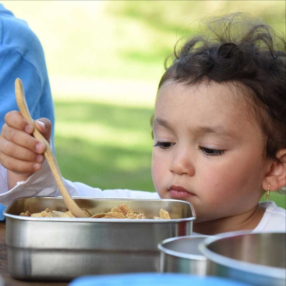 Eco Lunch Box Blue Water Bento Splash Box  RVS/Blauw BWBSB koken online bestellen bij Kathmandu Outdoor & Travel