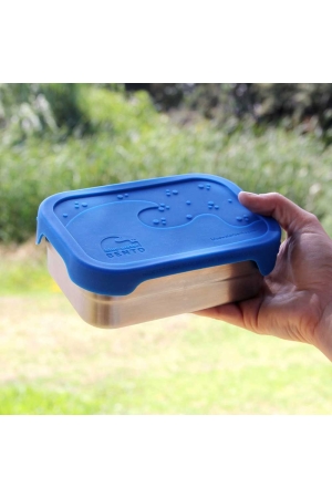 Eco Lunch Box Blue Water Bento Splash Box  RVS/Blauw BWBSB koken online bestellen bij Kathmandu Outdoor & Travel