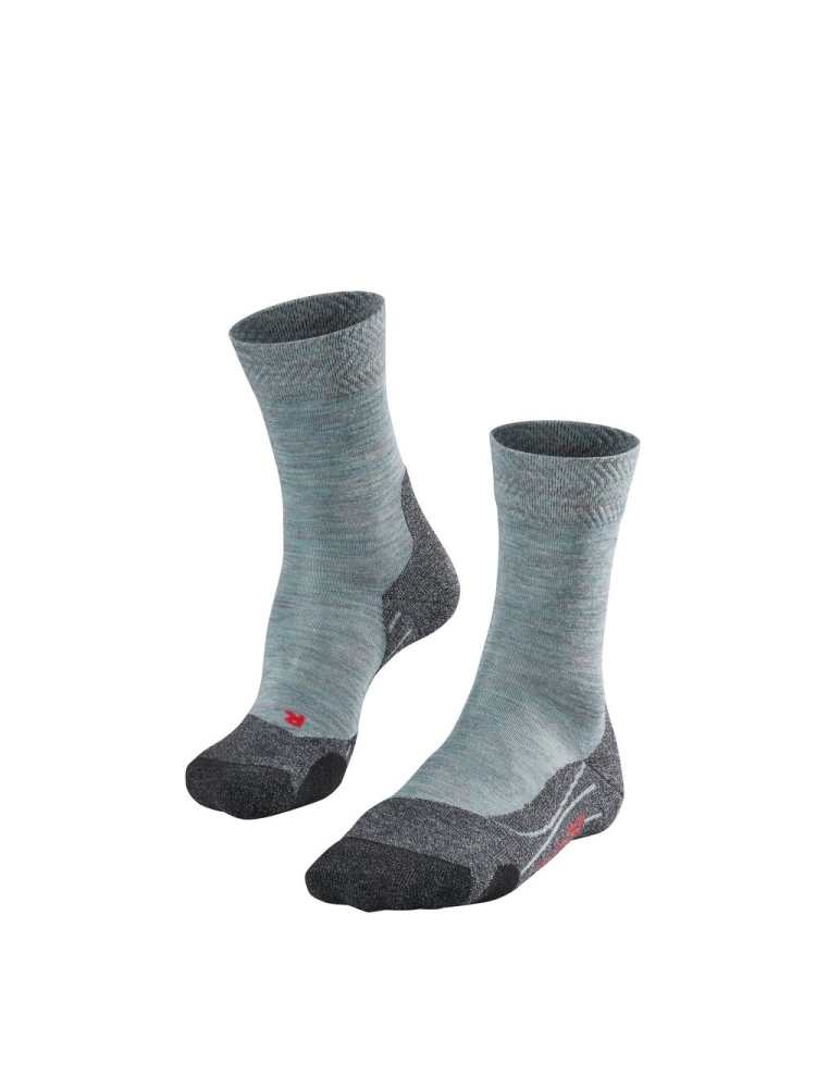 Falke TK2 Explore Melange Women's Smoke Blue 16163-6333 sokken online bestellen bij Kathmandu Outdoor & Travel