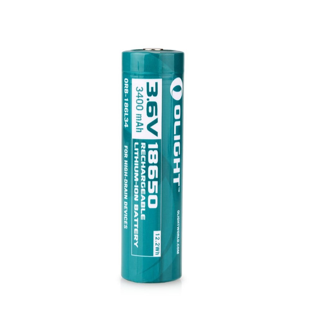 Olight Rechargeable lithium-ion 18650HP 3,6V 3400mAh . OL 18650HP 3400 mAh energie & electronica online bestellen bij Kathmandu Outdoor & Travel