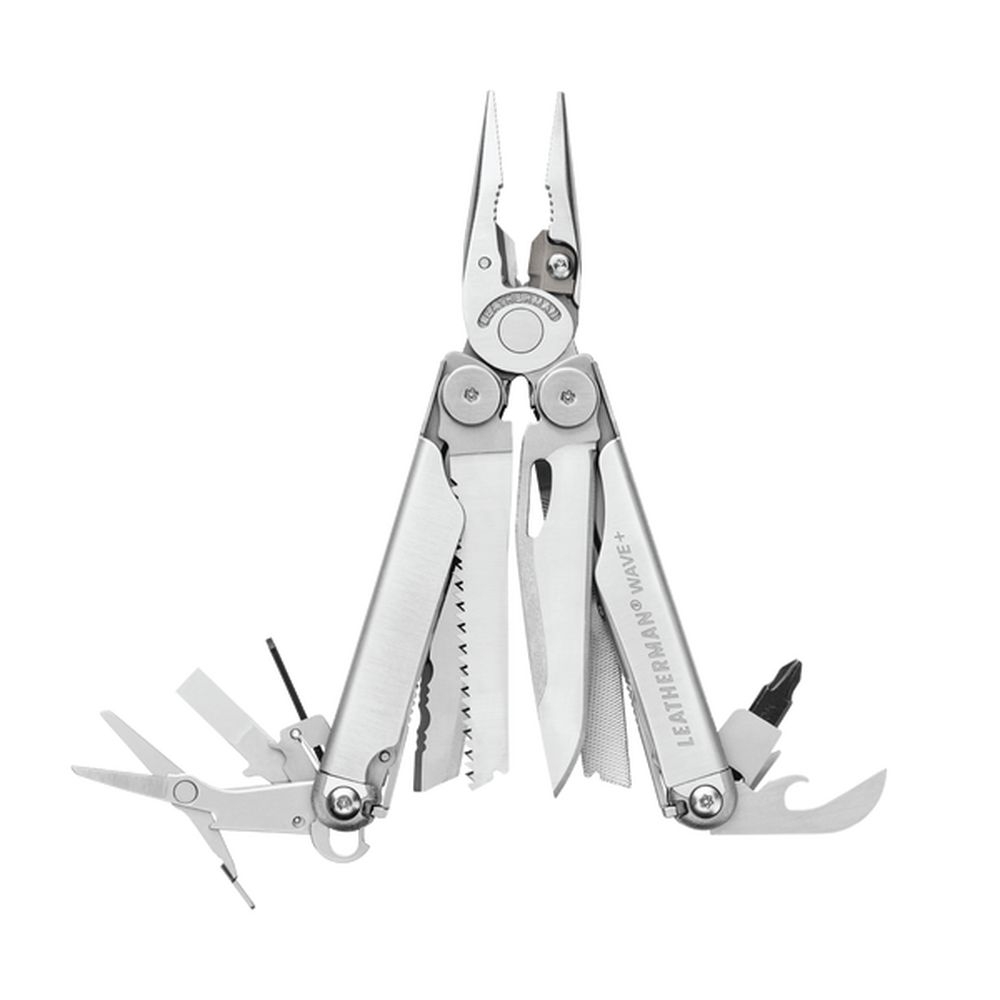 Leatherman Wave + RVS 832524 messen & tools online bestellen bij Kathmandu Outdoor & Travel