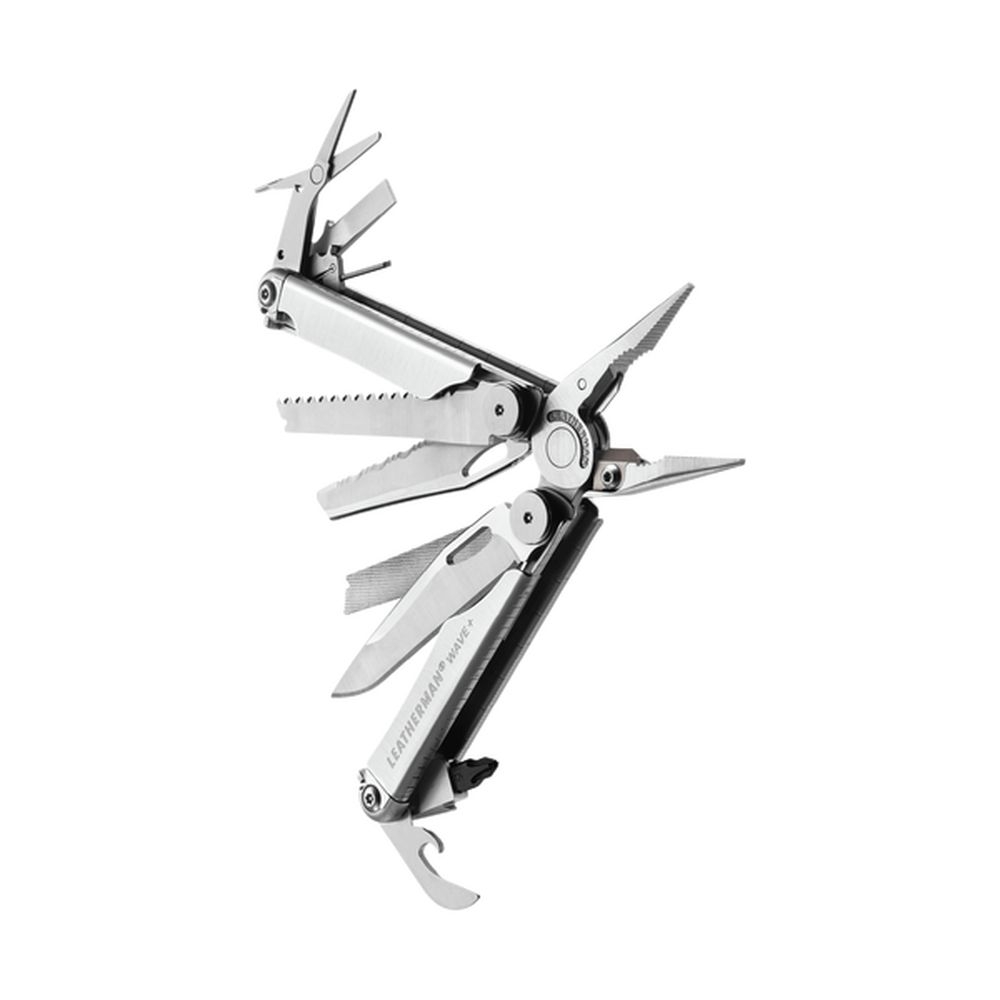 Leatherman Wave + RVS 832524 messen & tools online bestellen bij Kathmandu Outdoor & Travel