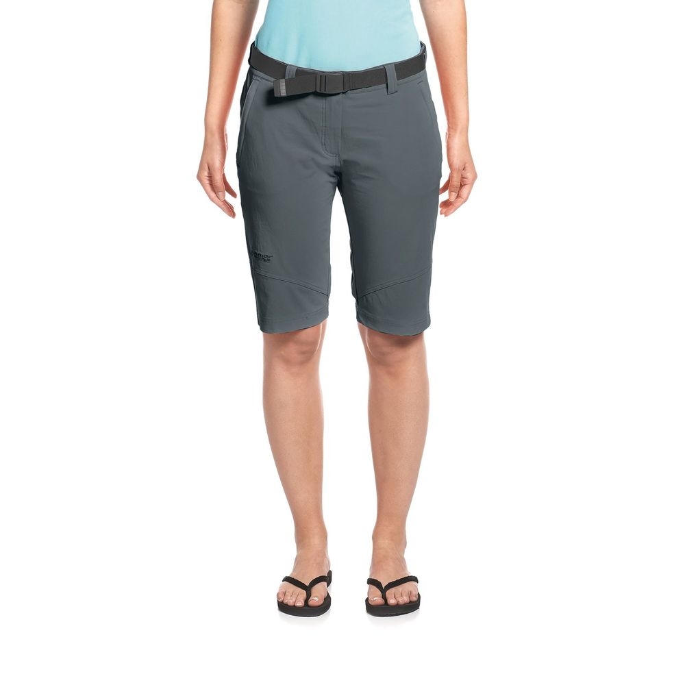 Maier Sports Lawa Bermuda Women's Graphite 3000014-949 broeken online bestellen bij Kathmandu Outdoor & Travel
