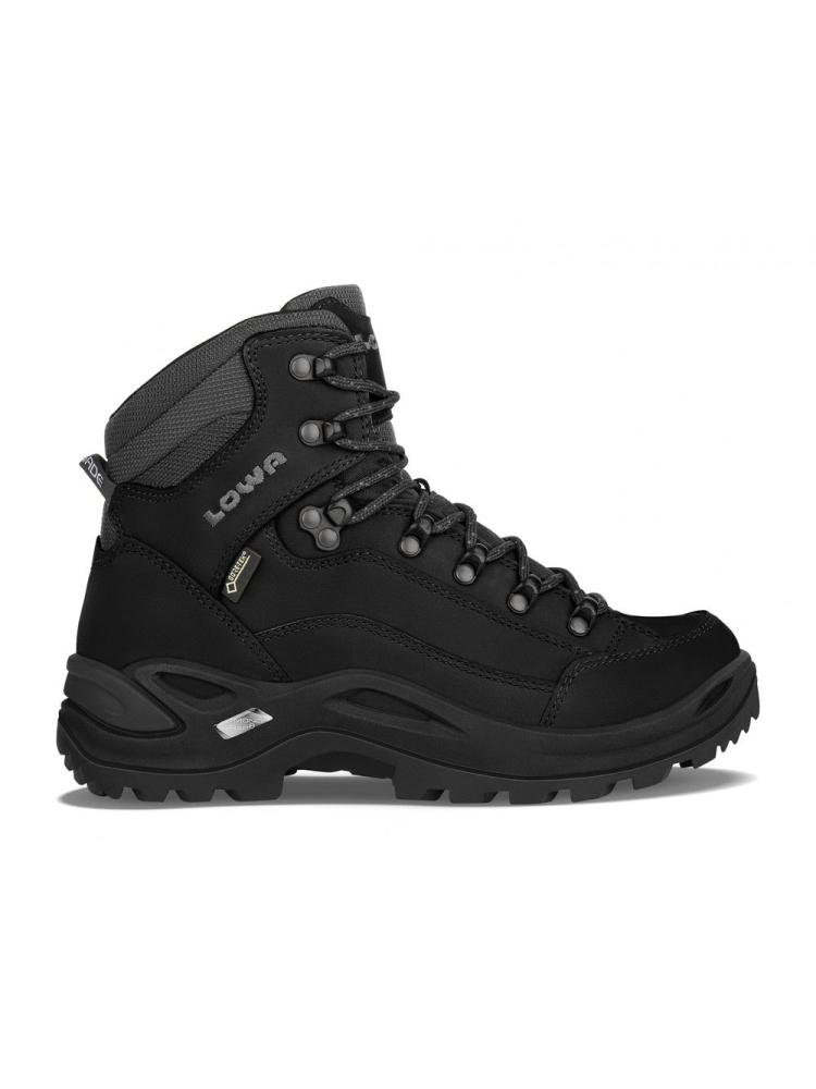 Lowa Renegade GTX Mid Women's Deep Black 320945-0998 wandelschoenen dames online bestellen bij Kathmandu Outdoor & Travel