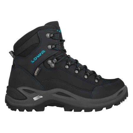 Lowa  Renegade GTX Mid Wide Women's Asphalt/Turquoise