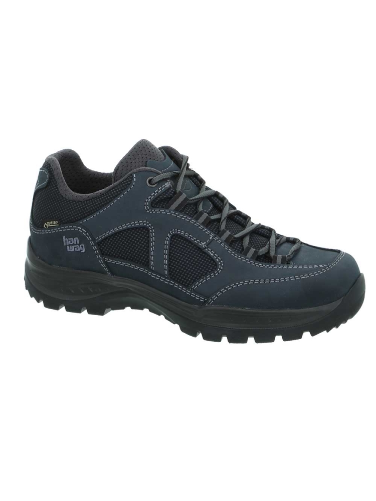 Hanwag Gritstone II Wide Lady GTX Navy Asphalt 201601-007064 wandelschoenen dames online bestellen bij Kathmandu Outdoor & Travel