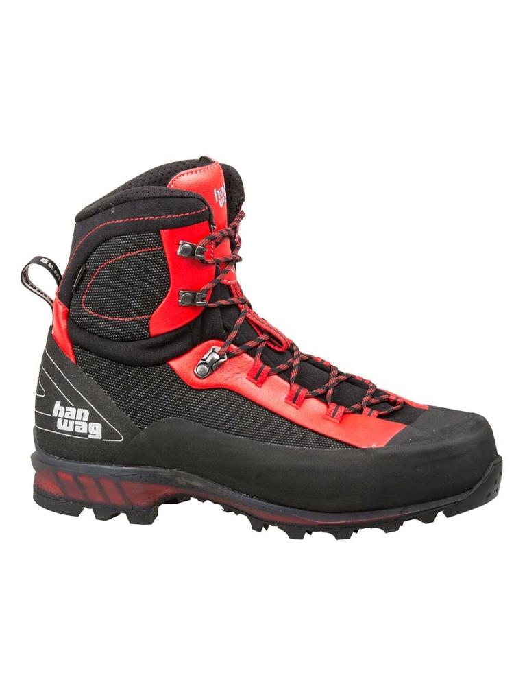 Hanwag Ferrata II GTX Black Red 100100-012055 wandelschoenen heren online bestellen bij Kathmandu Outdoor & Travel