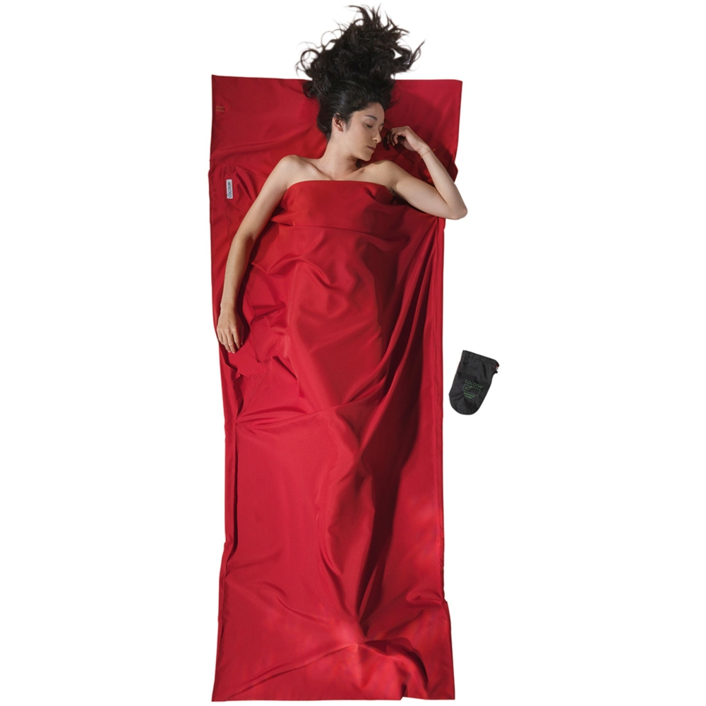 Cocoon TravelSheet Microfibre Cranberry CMFT96 lakenzakken en liners online bestellen bij Kathmandu Outdoor & Travel