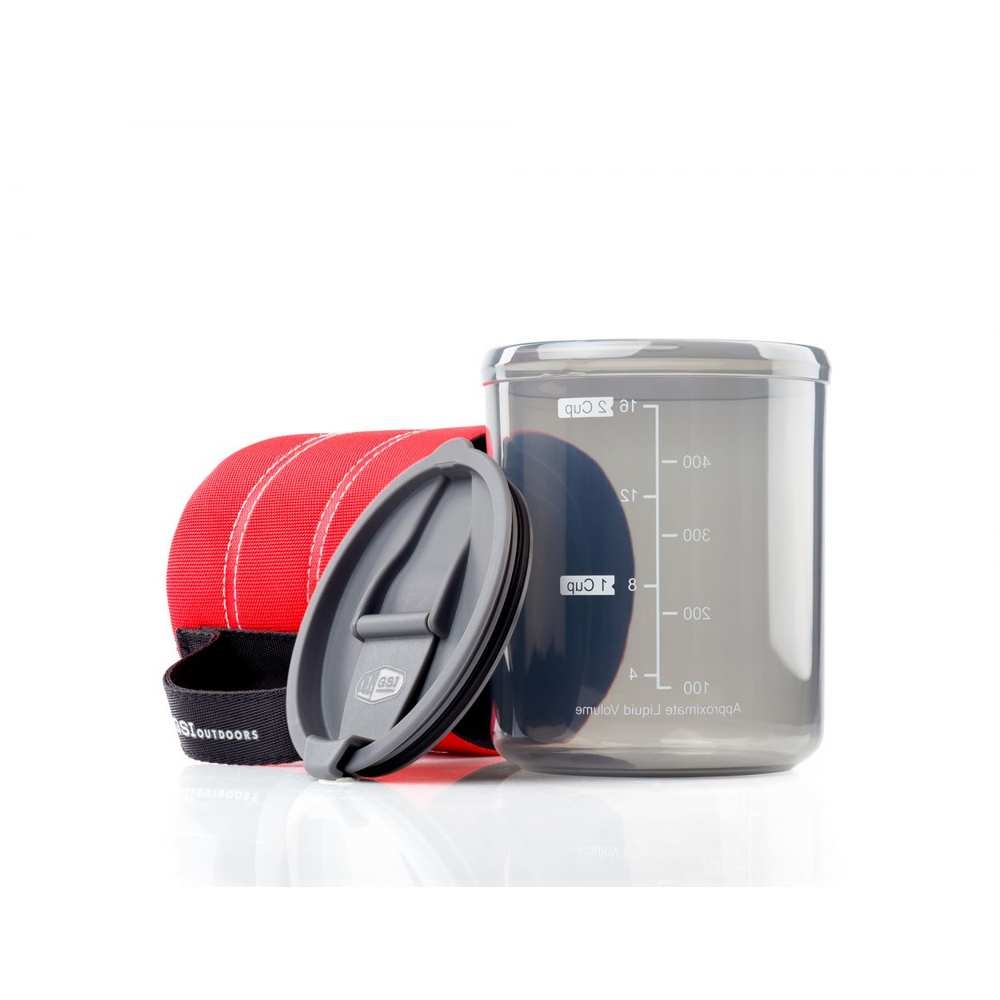 Gsi Infinity Backpacker Mug Red GS75281 drinkflessen en thermosflessen online bestellen bij Kathmandu Outdoor & Travel