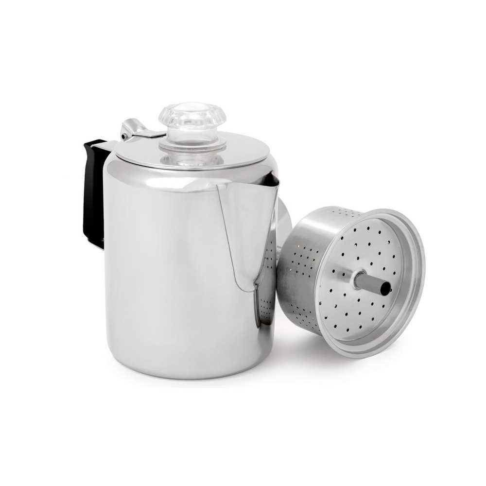 Gsi Glacier Stainless 3 Cup Percolator Zilver GS65203 koken online bestellen bij Kathmandu Outdoor & Travel