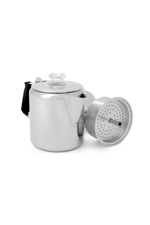 Gsi  Glacier Stainless 6 Cup Percolator Zilver