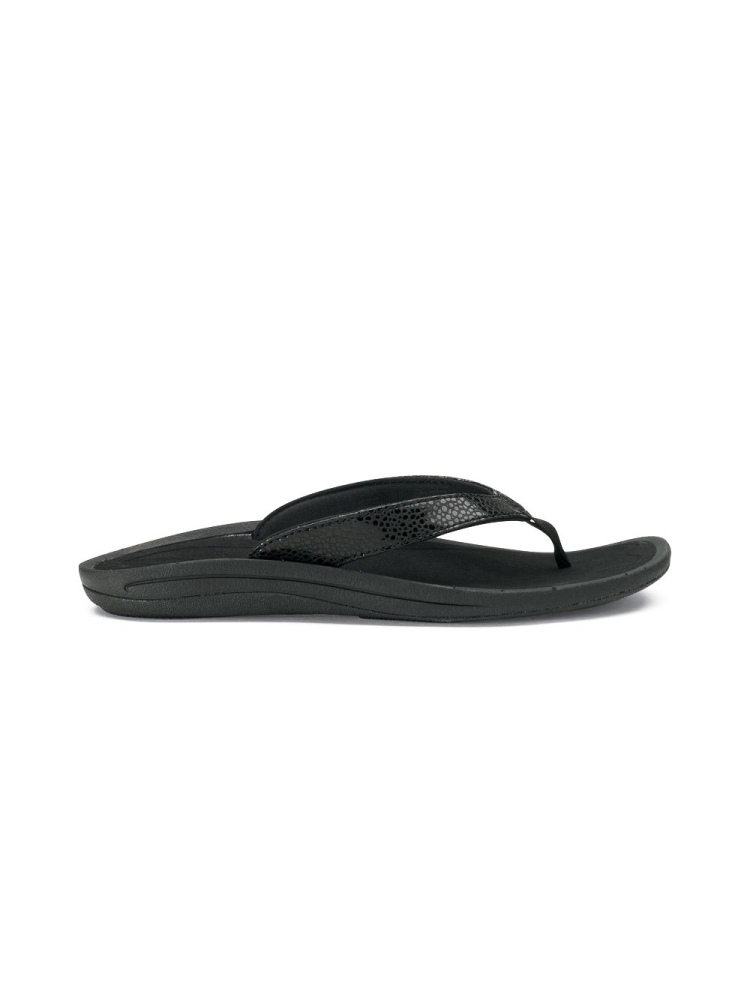 Olukai Kulapa Kai woman's Black 20198-4040 slippers online bestellen bij Kathmandu Outdoor & Travel