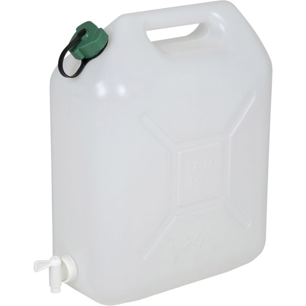 Eda Jerrycan Met Kraan 20L White 6603675 koken online bestellen bij Kathmandu Outdoor & Travel
