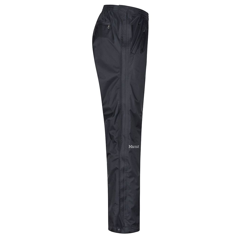 Marmot PreCip Eco Full Zip Pants Regular Black 15880R-001 broeken online bestellen bij Kathmandu Outdoor & Travel