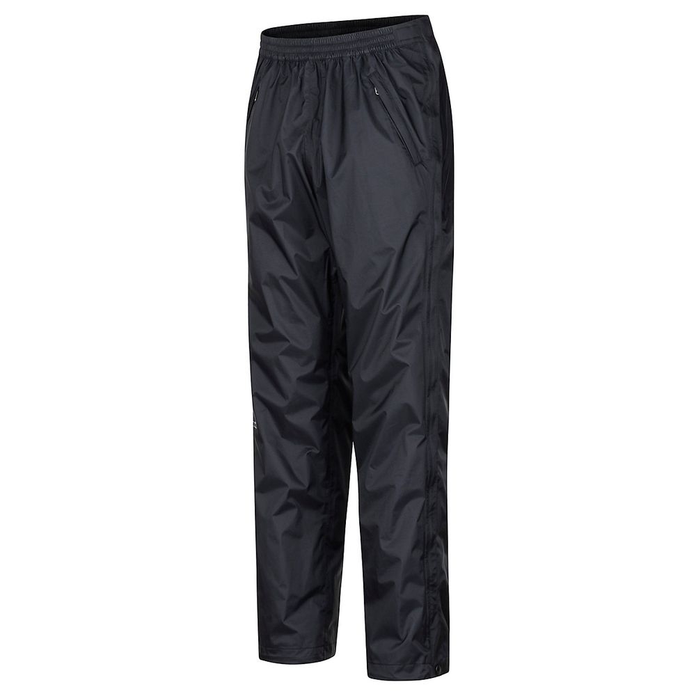 Marmot PreCip Eco Full Zip Pants Regular Black 15880R-001 broeken online bestellen bij Kathmandu Outdoor & Travel
