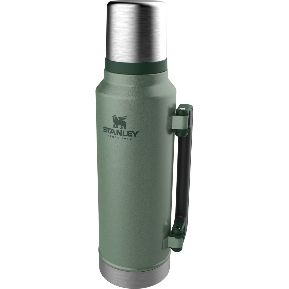 Stanley The Legendary Classic Bottle 1,4L Hammertone Green 10-08265-001 drinkflessen en thermosflessen online bestellen bij Kathmandu Outdoor & Travel