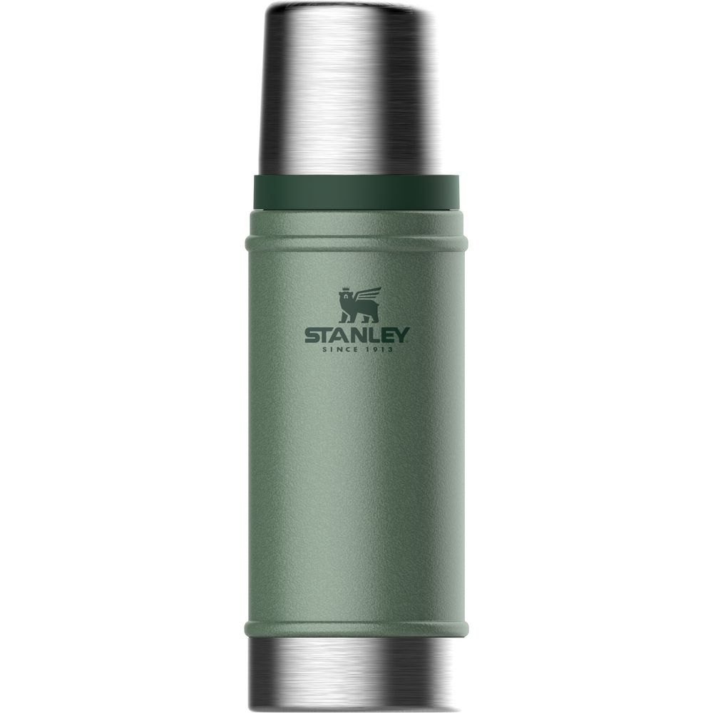 Stanley The Legendary Classic Bottle 0,47L Hammertone Green 10-01228-072 drinkflessen en thermosflessen online bestellen bij Kathmandu Outdoor & Travel