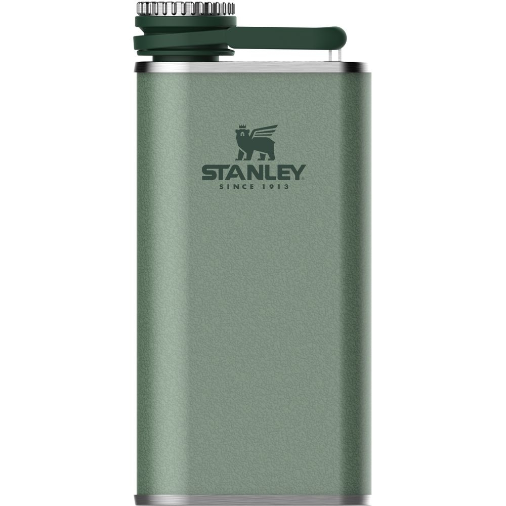 Stanley Wide Mouth Flask 230ml Hammertone Green 10-00837-126 drinkflessen en thermosflessen online bestellen bij Kathmandu Outdoor & Travel