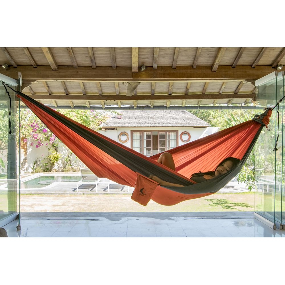 Ticket to the Moon Original Double Orange/Dark Grey TMO3503 hangmatten online bestellen bij Kathmandu Outdoor & Travel
