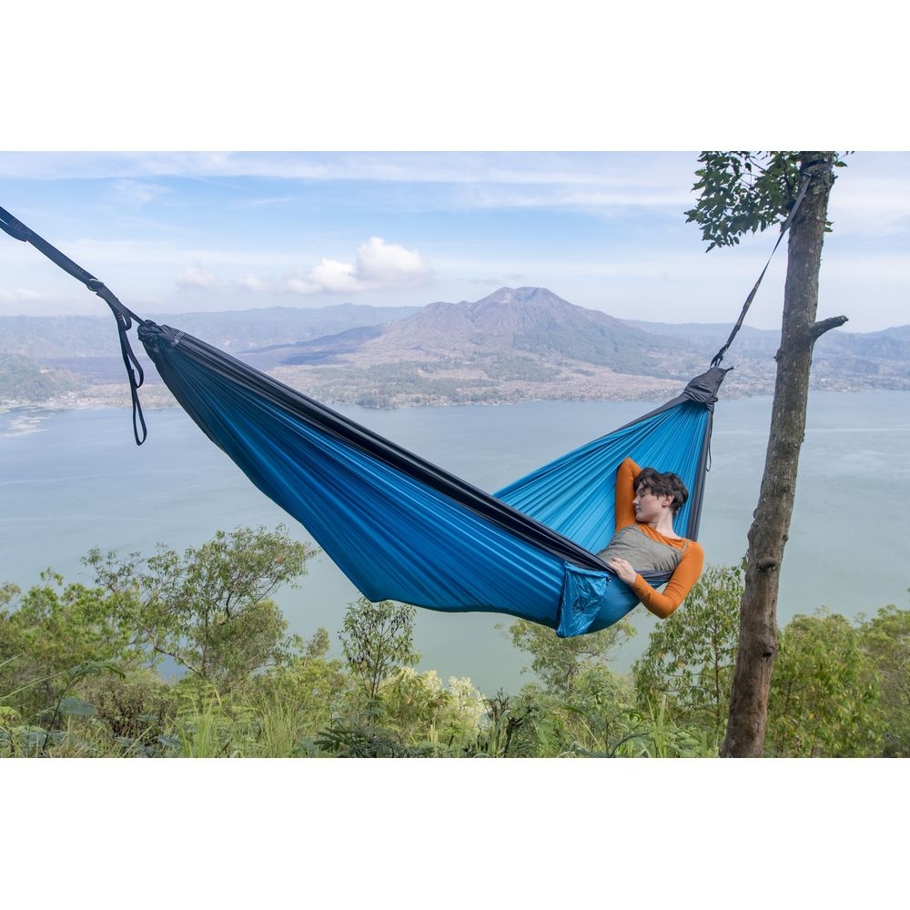 Ticket to the Moon Original Double Aqua/Dark Grey TMO1503 hangmatten online bestellen bij Kathmandu Outdoor & Travel