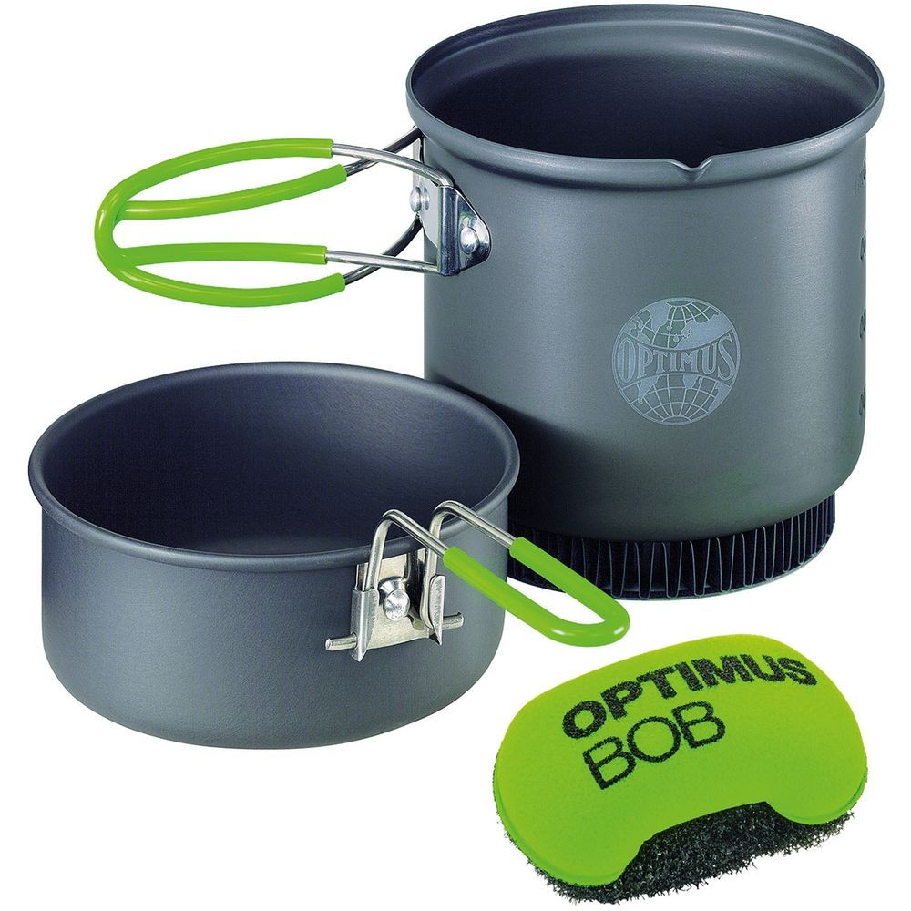 Optimus Terra Weekend HE Cookset Grey/Green OPT8020707 koken online bestellen bij Kathmandu Outdoor & Travel
