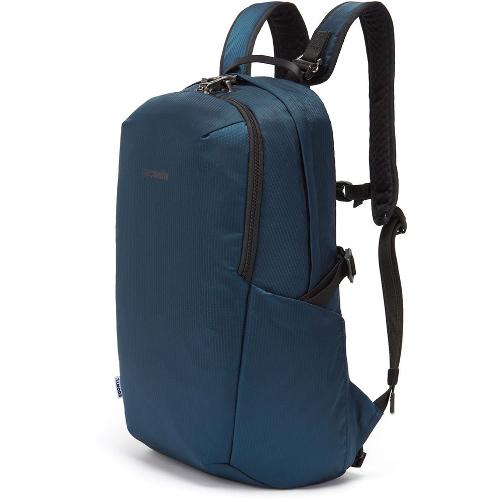 Pacsafe Vibe Anti-Theft Backpack (Econyl) 25L Ocean 40100641 dagrugzakken online bestellen bij Kathmandu Outdoor & Travel